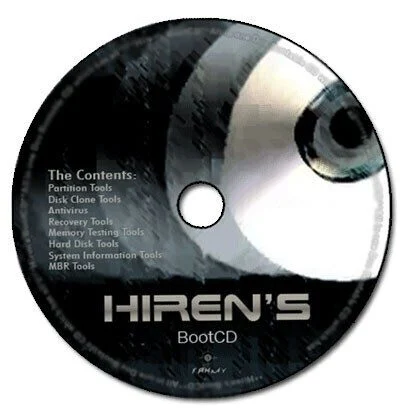 اسطوانة الهايرن Hiren’s BootCD PE x64 1.0.0 لاصلاح مشاكل الهارد واستعادة الملفات المحذوفه