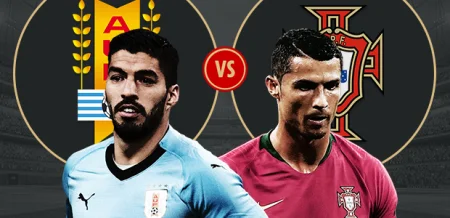 اهداف مبارة البرتغال والاورجواي اون لاين