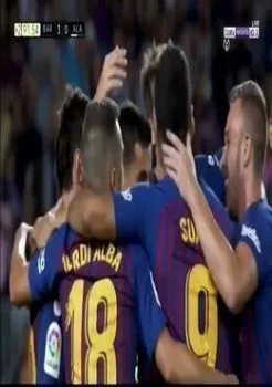ثلاثية برشلونه فى مرمى الافيس