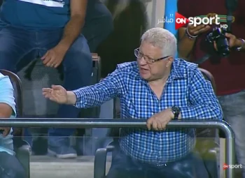 مشاهدة ردود أفعال مرتضى منصور في المباراة أمام نادي النجوم