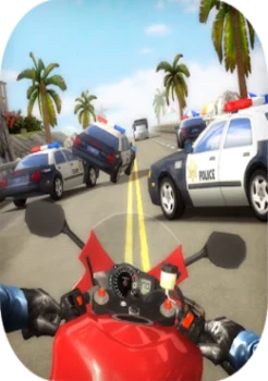 لعبة قيادة الدراجات Highway Traffic Rider v1.7.8 مهكره للاندرويد