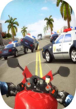 لعبة قيادة الدراجات Highway Traffic Rider v1.7.8 مهكره للاندرويد