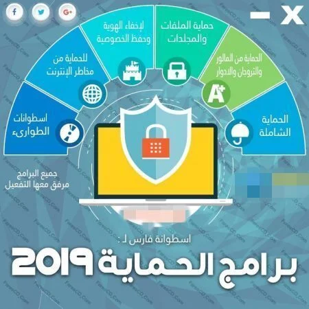اسطوانة فارس لبرامج الحماية 2019