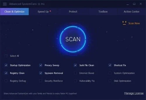 برنامج الصيانة Advanced SystemCare Pro 12.1.0.210 Final