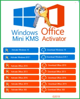 تحميل أداة تفعيل الويندوز والأوفيس Windows and Office Mini KMS Activator 1.3
