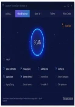 برنامج Advanced SystemCare Ultimate 13.0.1.84 لتسريع الجهاز واصلاح مشاكله