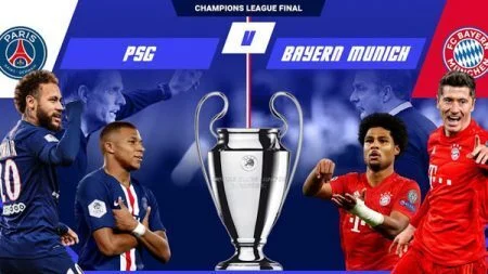 مباراة بايرين ميونخ وباريس سان جيرمان نهائي دوري ابطال اوروبا 2020