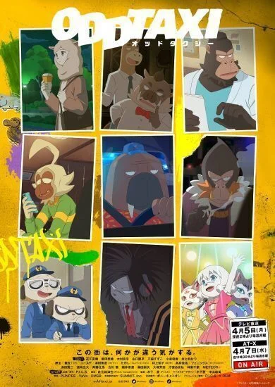 انمي Odd Taxi الحلقة 2 الثانية