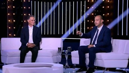 لقاء عمرو اديب وشريف عامر مع ياسمين عز