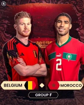 اهداف مباراة المغرب وبلجيكا 2-0 كاس العالم قطر 2022
