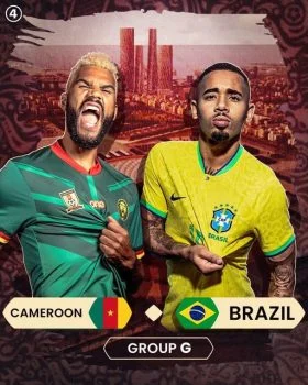 اهداف مباراة الكاميرون والبرازيل 1-0 كاس العالم قطر 2022