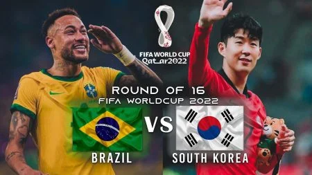 اهداف مباراة البرازيل وكوريا الجنوبية 4-1 كاس العالم قطر 2022