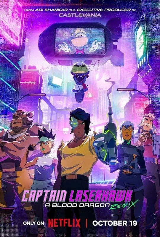 انمي Captain Laserhawk: A Blood Dragon Remix