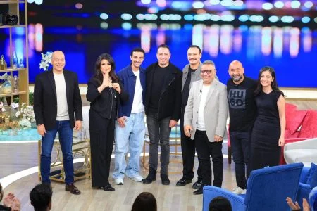 برنامج معكم مني الشاذلي 2025 - حلقة ابطال مسلسل قهوة المحطة