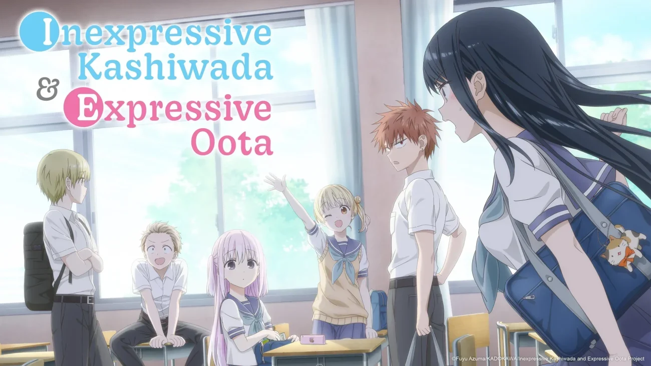 انمي Kao ni Denai Kashiwada-san to Kao ni Deru Oota-kun مترجم